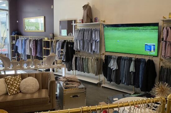Interior view of the Jennifer Croll boutique