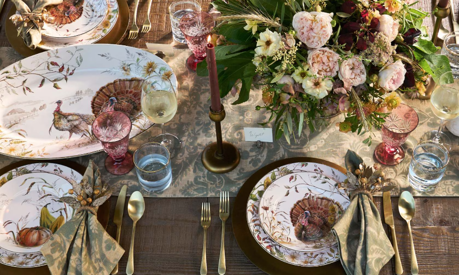 A fall tablescape