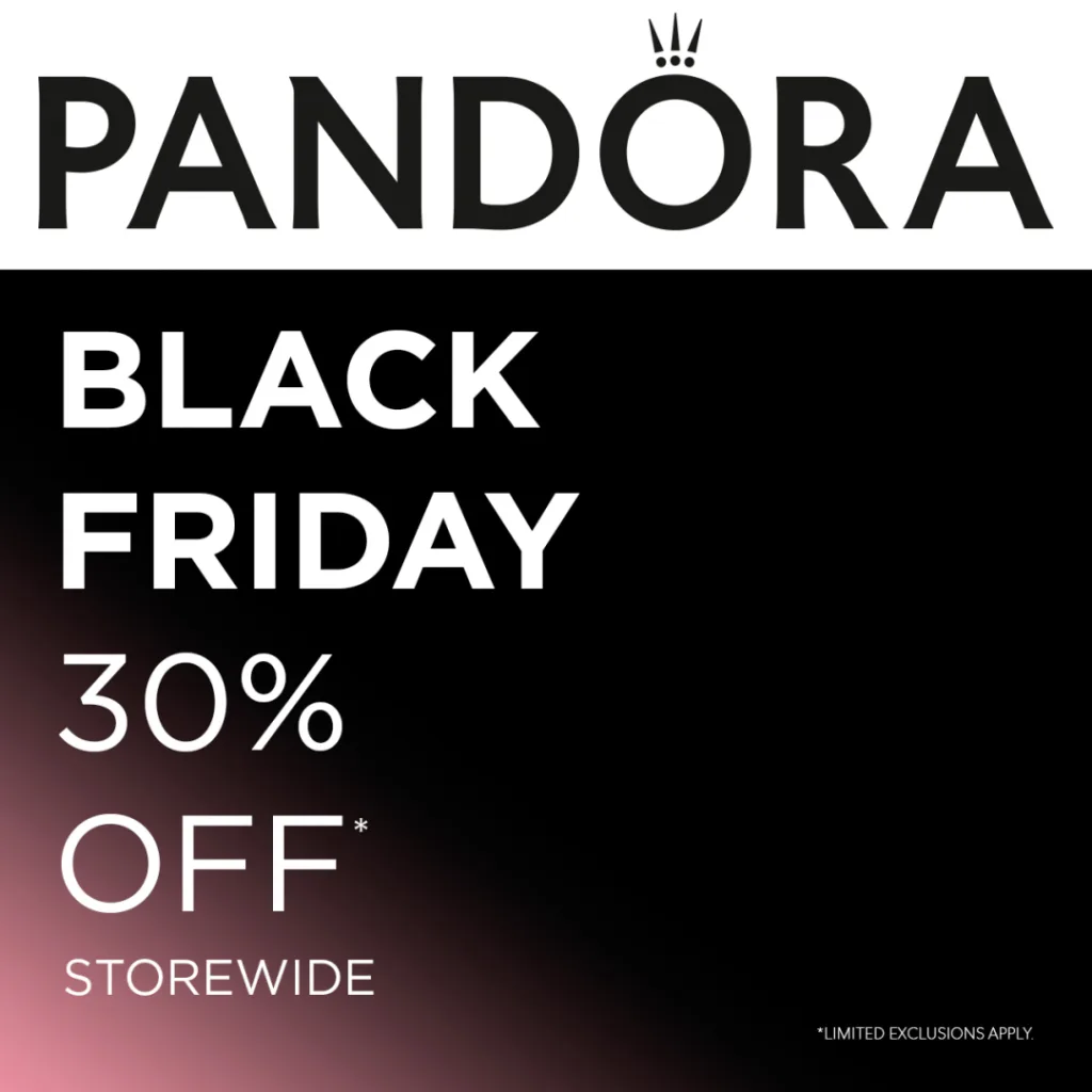 Pandora Black Friday 30% Off Storewide