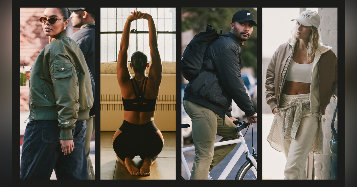 a collage of people wearing athletic clothing