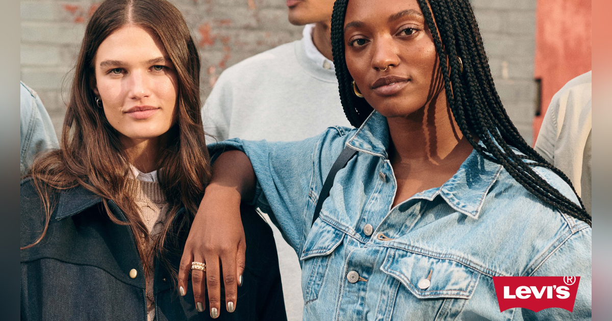 People wearing denim clothing