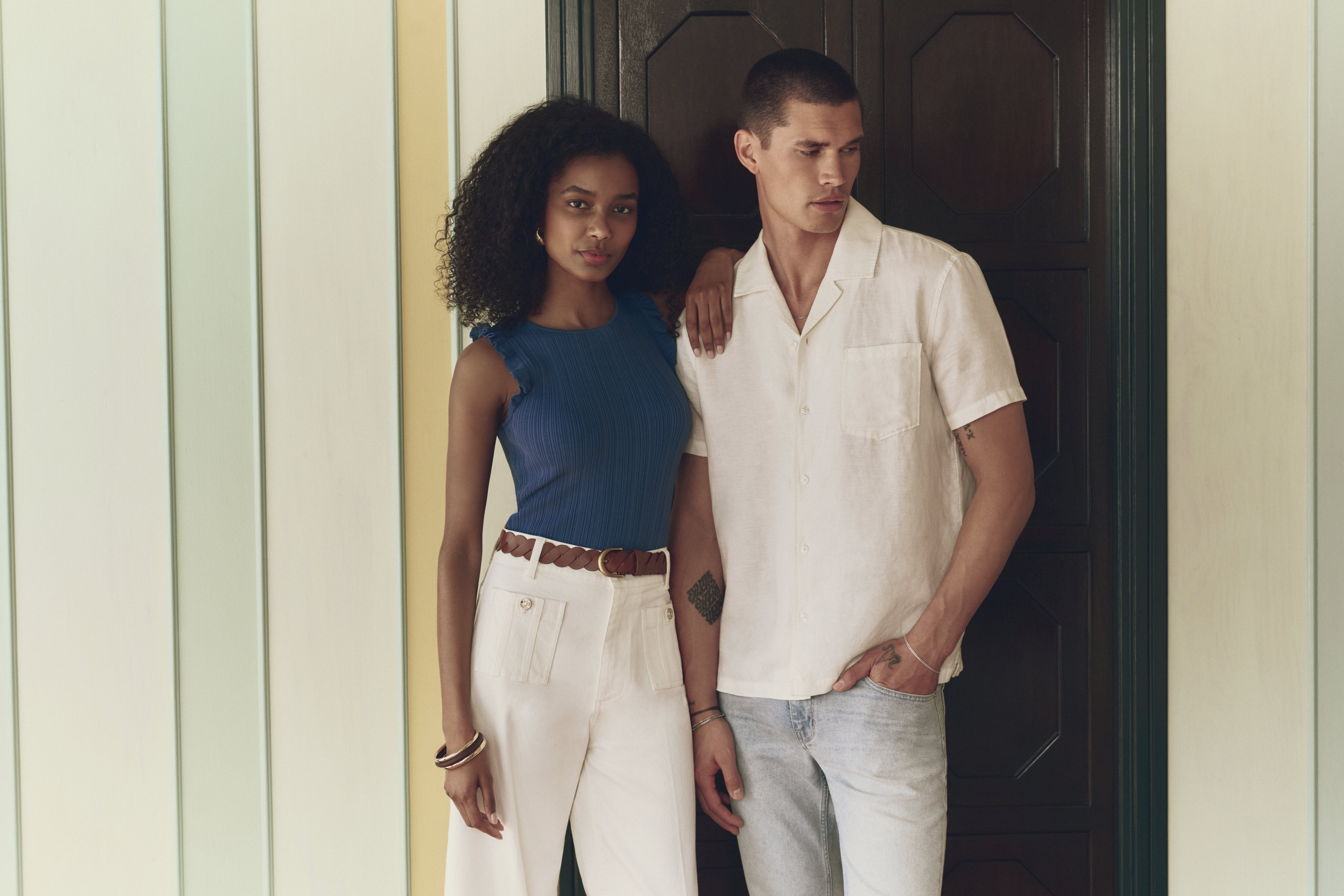 A fashionable couple