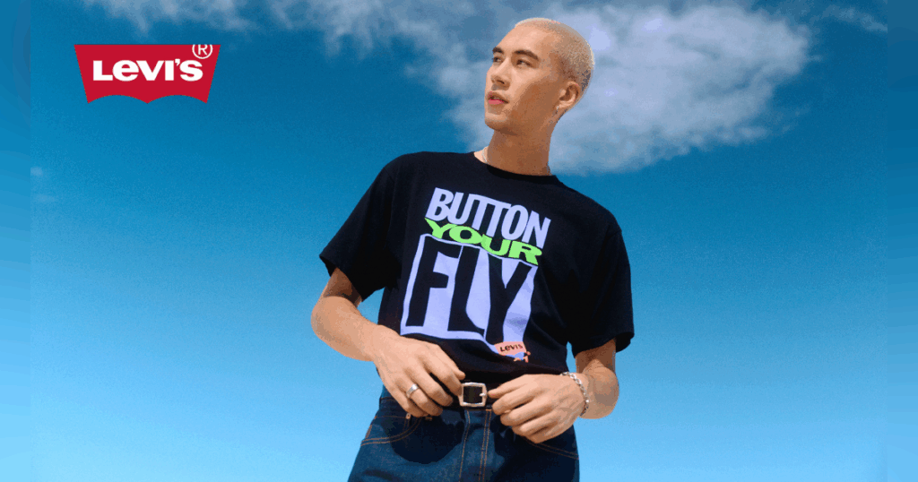 A man in a t-shirt