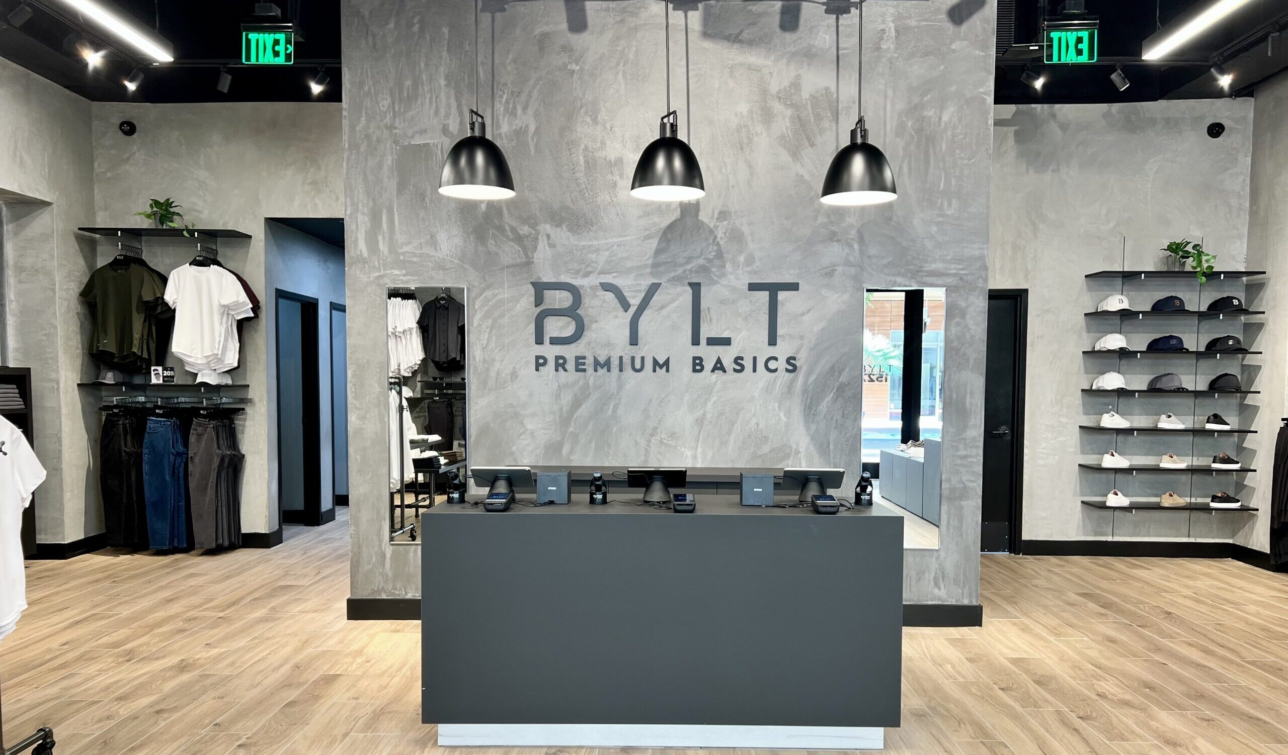 BYLT Store Interior view of BYLT at Scottsdale Quarter