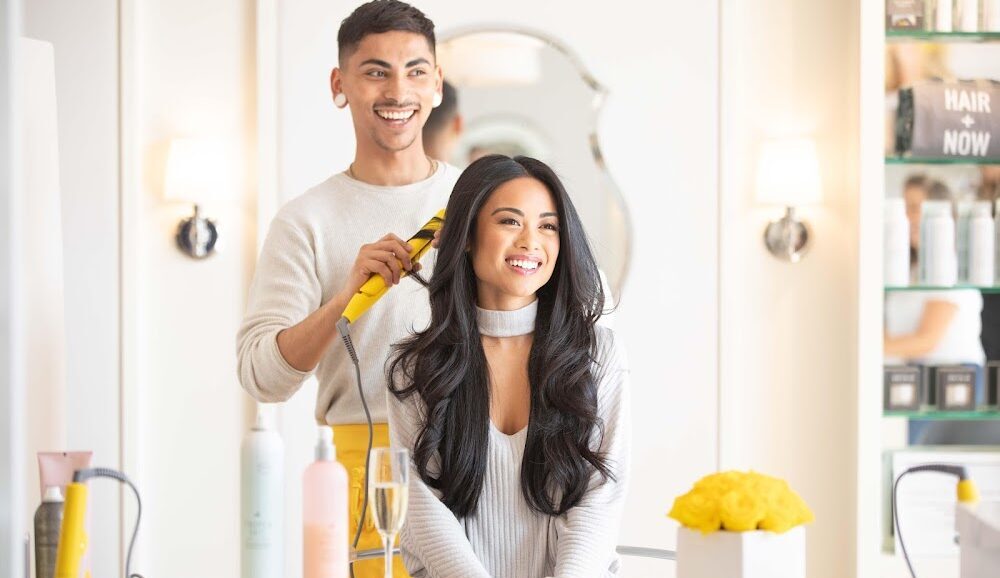 A blowout service at Drybar