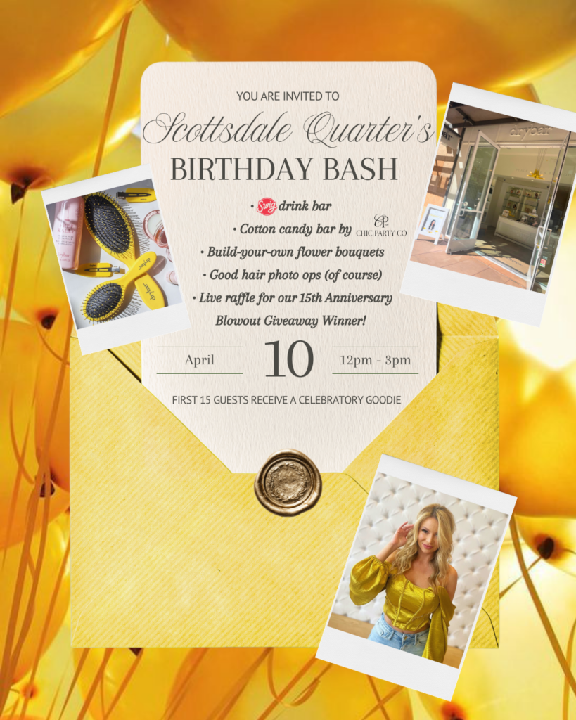 Drybar Event Flyer