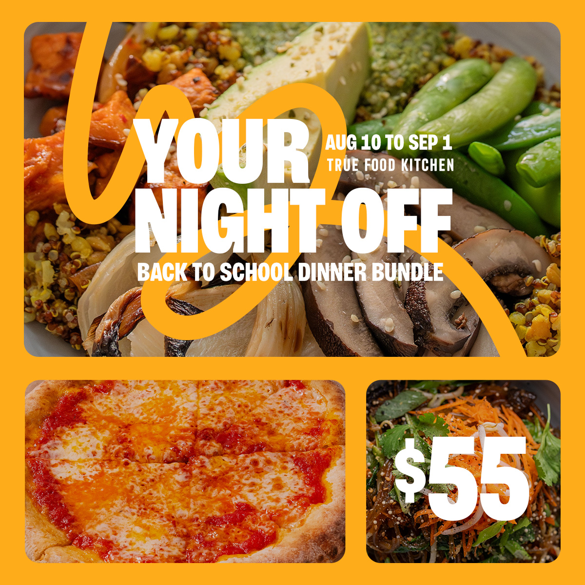 True Food back to school bundle flyer