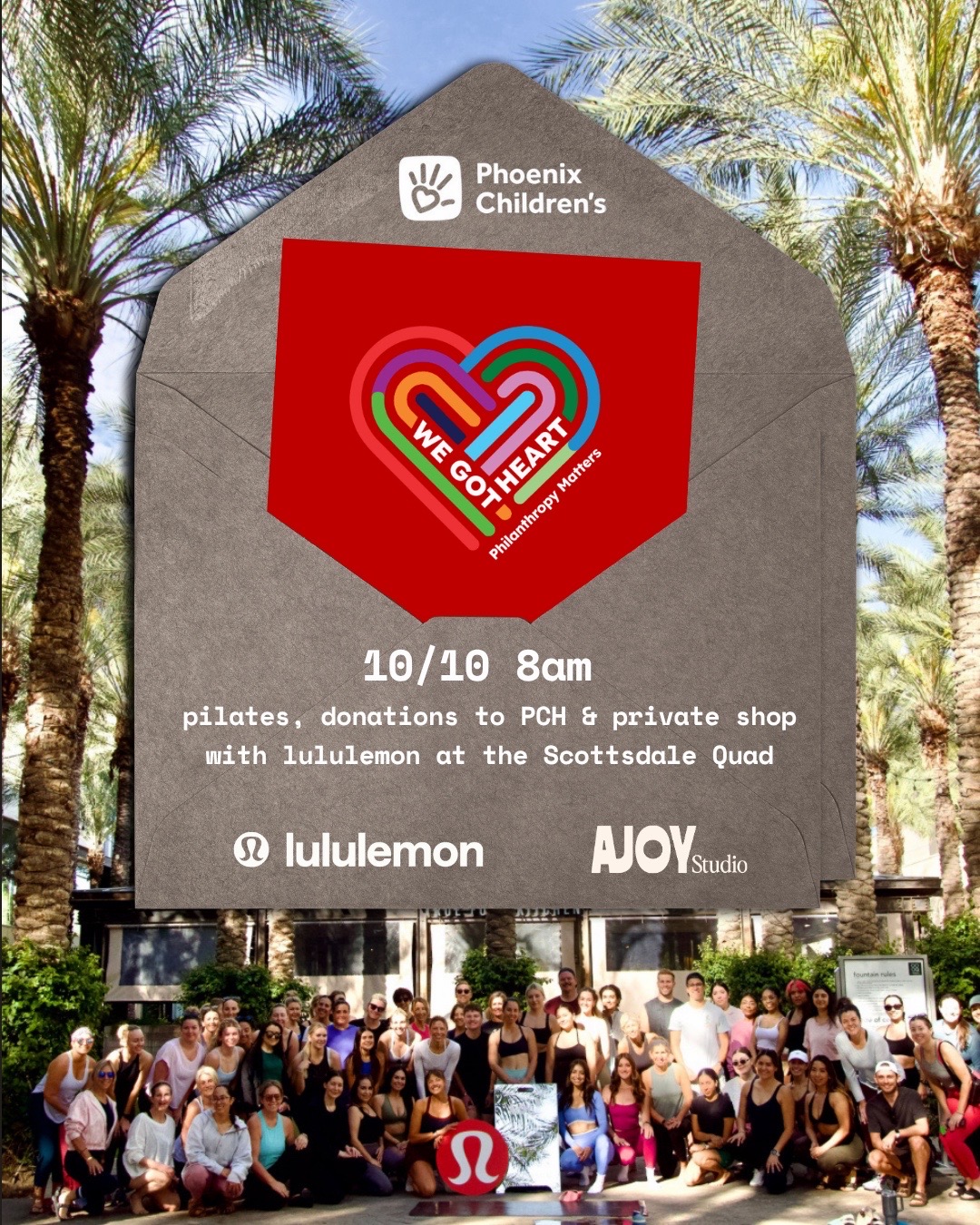 lululemon x pch event flyer